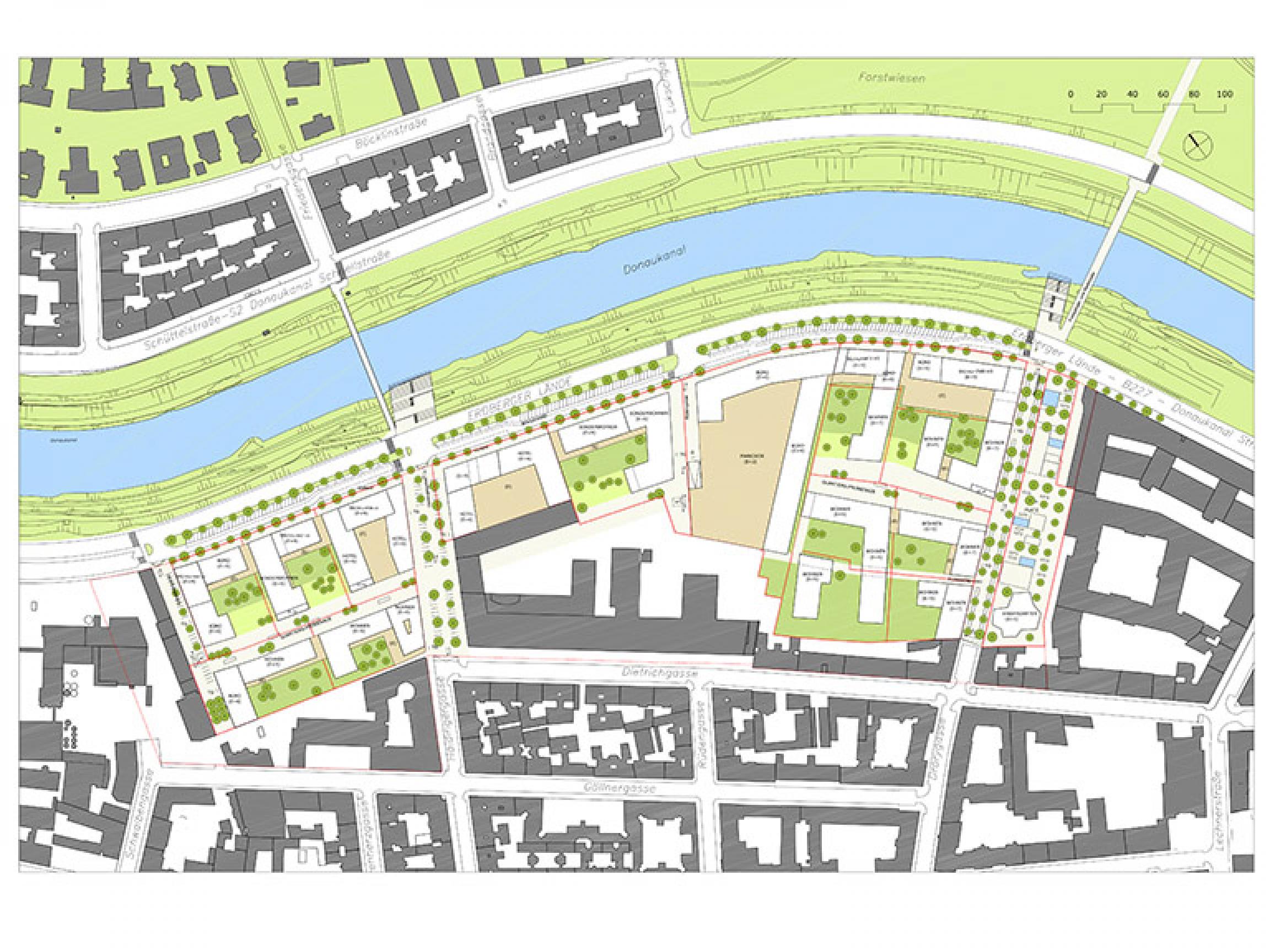 Waterfront Erdberg . Kräftner Landschaftsarchitektur . Landschaft ...